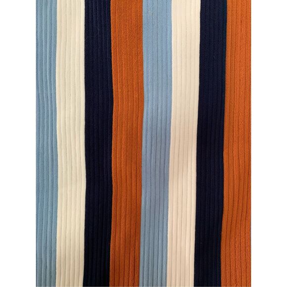 PH5 Striped Ribbed Knit Mini Skirt Brown Multicolor Size 5/US 2 - Picture 7 of 12